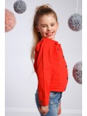 Korallenfarbene Kinderjacke DZ5160 – Online-Shop – Boutique